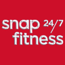 Snap Fitness - Heather 3-Stripes Block Sport Shirt Design