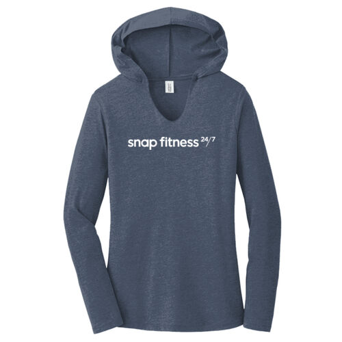 Snap Fitness - Women's Perfect Tri ® Long Sleeve Hoodie Thumbnail