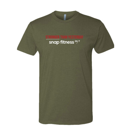 Stronger Than Yesterday - Premium Fitted CVC Crew Thumbnail