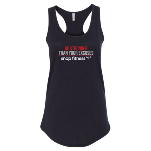 Be Stronger - Women's Ideal Racerback Tank Thumbnail